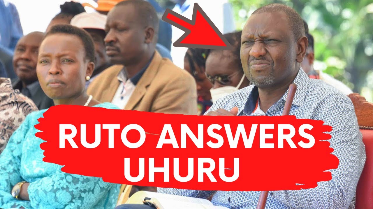 Angry William Ruto Responds to Uhuru Kenyatta