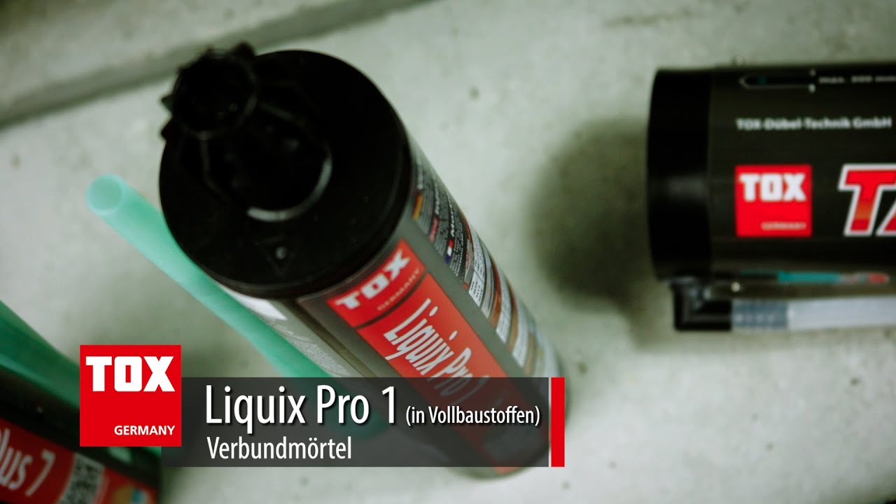 TOX Verbundmörtel Liquix Pro 1 (in Vollbaustoffen)