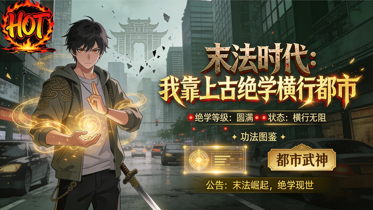 ✨【强推】《末法时代：我靠上古绝学横行都市 》1--60集秦夜从秦朝穿越到现代，与749局成员赵沐晨等人一起对抗归虚教等妖邪势力，守护渝城鬼门的故事。#穿越 #末世 #异能 ##动态漫画# 漫野推文
