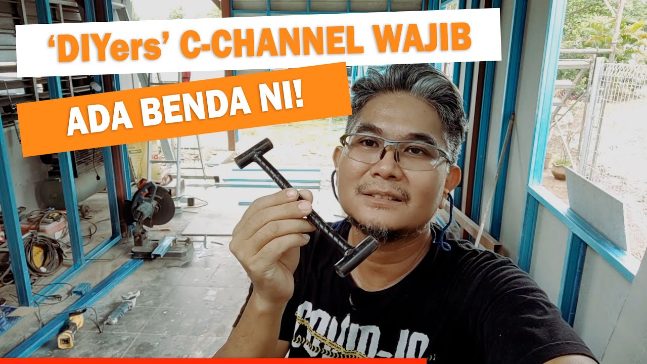 iBlack - Alat untuk mengepak atau membengkokkan sisi tepi pada besi C-Channel
