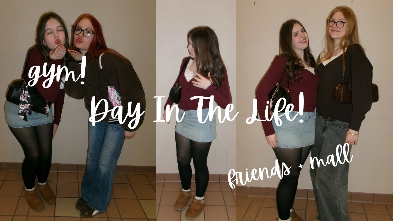 day in the life!! mall, friends, gym & more! || vlogswithnads