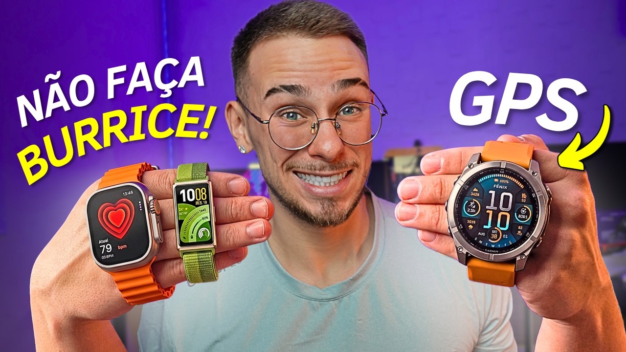 PARE de gastar dinheiro com SMARTWATCHES ruins por ENGANO!!! (Esses s&atilde;os OS MELHORES)