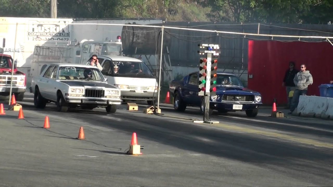 Mustang week 1 racing a Dodge Diplomat
