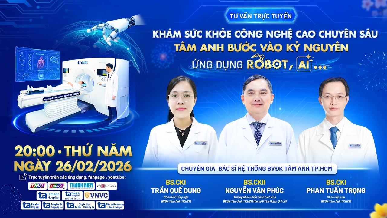 🔥[TRỰC TIẾP] KHÁM SỨC KHỎE CÔNG NGHỆ CAO CHUYÊN SÂU - TÂM ANH BƯỚC VÀO KỶ NGUYÊN ỨNG DỤNG ROBOT, AI…