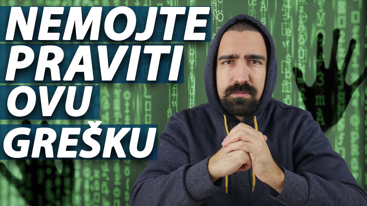 NEMOJTE PRAVITI OVE GREŠKE | PIRATSKI WINDOWS I LOZINKE
