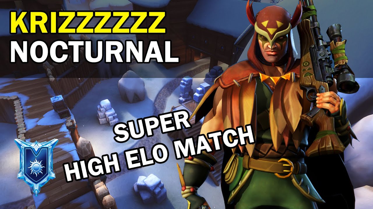 Super High Elo Match Krizzzzzz Strix Paladins Competitive (Diamond) NOCTURNAL
