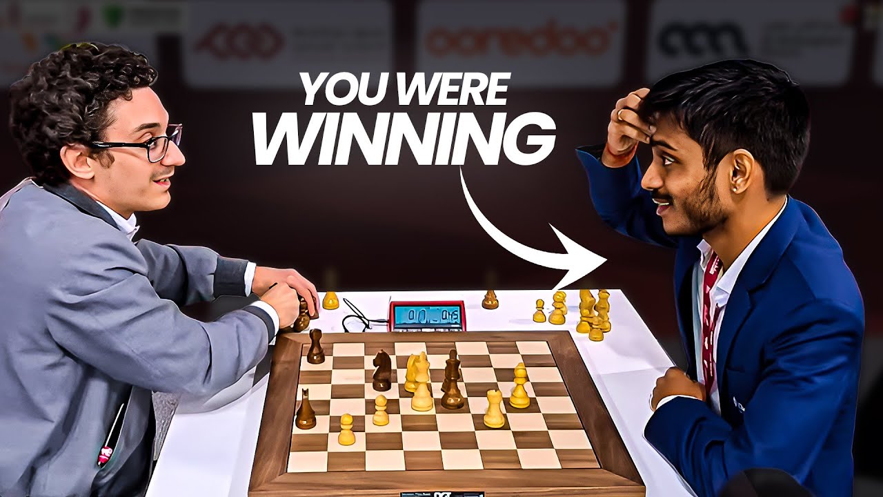 Caruana can't believe what he missed! | Fabiano Caruana vs Aravindh Chithambaram | World Rapid 2025