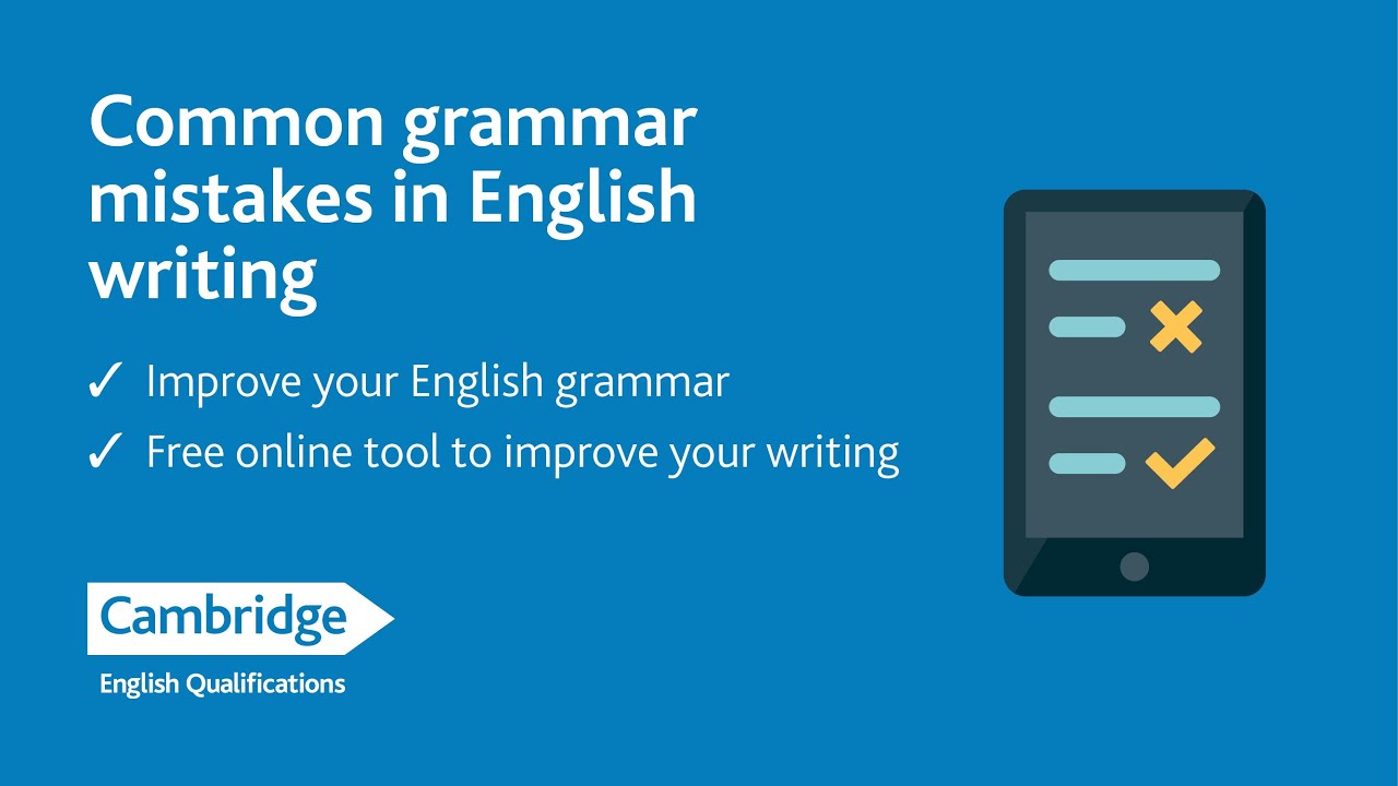 Common writing mistakes and how to correct them