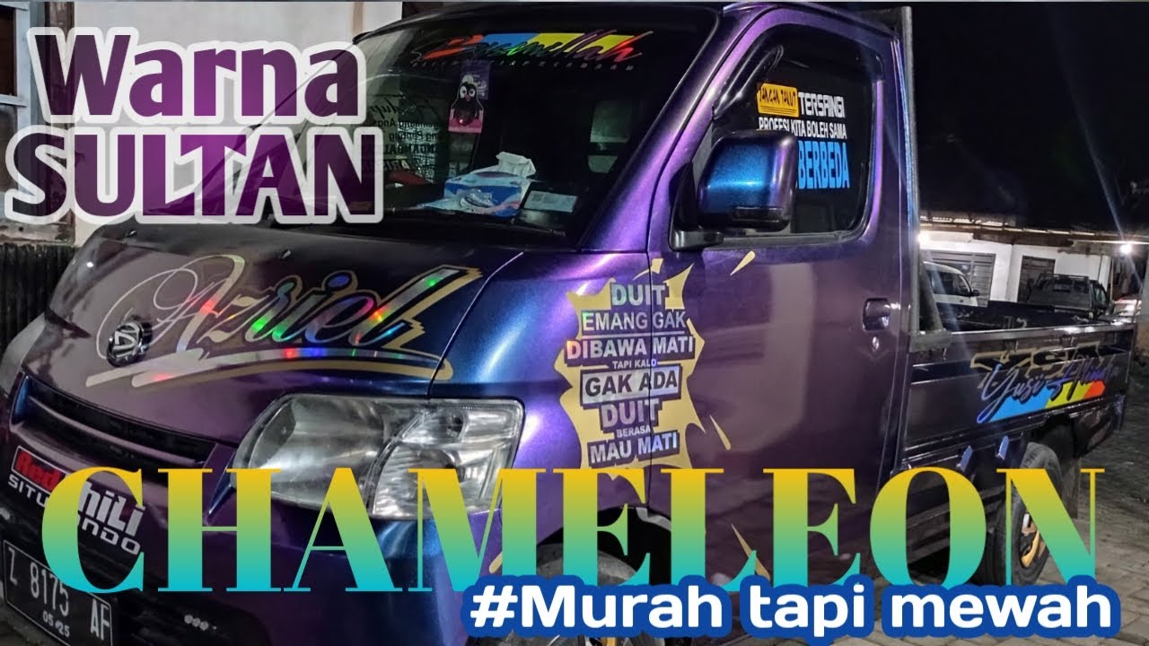 Modifikasi pick up Granmax tren baru warna // Bunglon mengkilap mutiara // by.Dienx sticker
