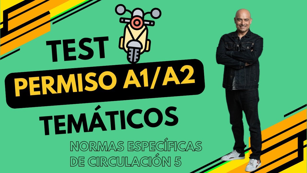 ⚠️🍀 NORMAS ESPECÍFICAS DE CIRCULACIÓN 5. ¡TEST TEMÁTICOS para APROBAR el TEÓRICO DE MOTO! #testdgt
