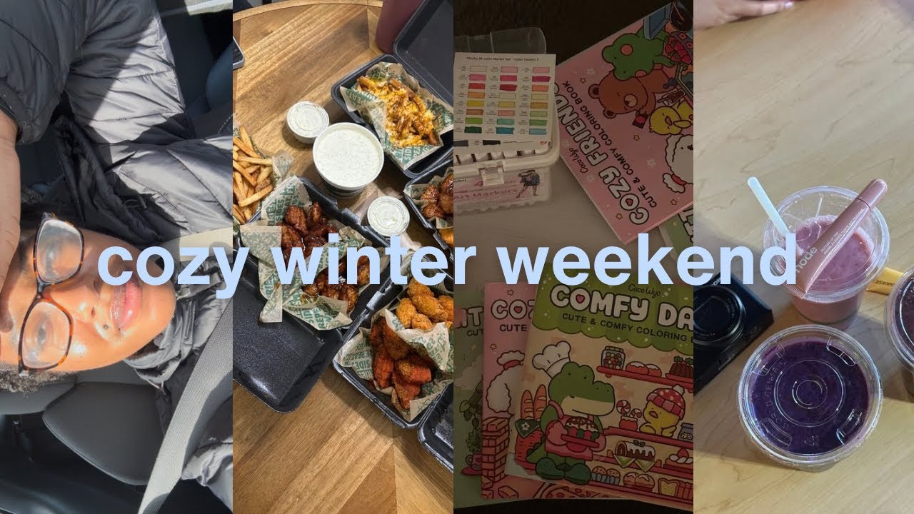 winter weekend vlog 🌨️ *friends, gift exchange, & sunday reset*