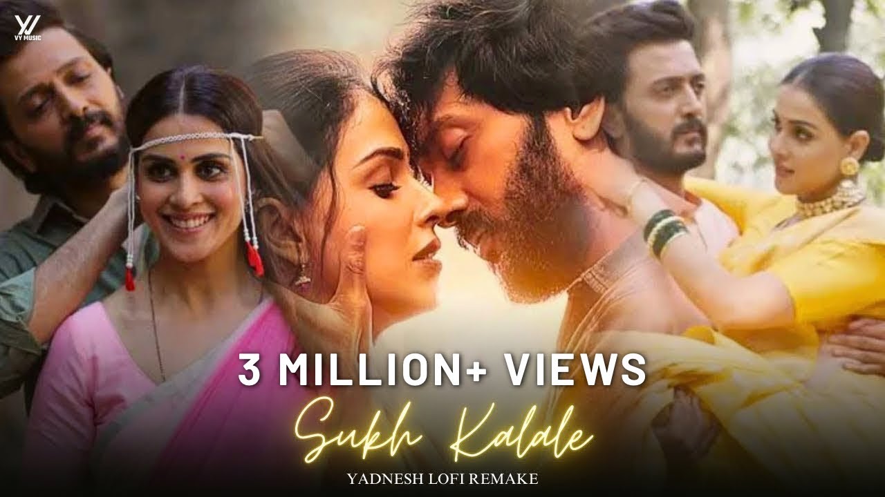 Sukh Kalale - Shreya Ghoshal [YADNESH Lofi Remake] Ajay - Atul | Slowed + Reverb | Marathi Lofi ❤️✨