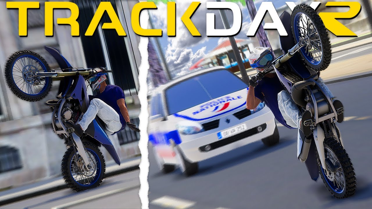 WHEELING DANS LES RUES DE PARIS DEVANT LA POLICE | TrackDayR