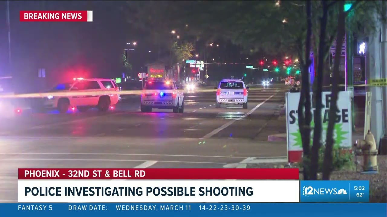 5AM Phoenix police investigate possible shooting