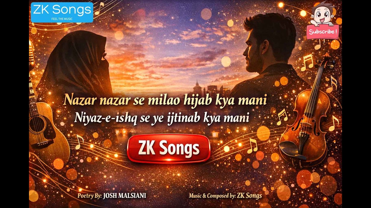 Nazar Nazar Se Milao | Josh Malihabadi Ghazal | ZK Songs