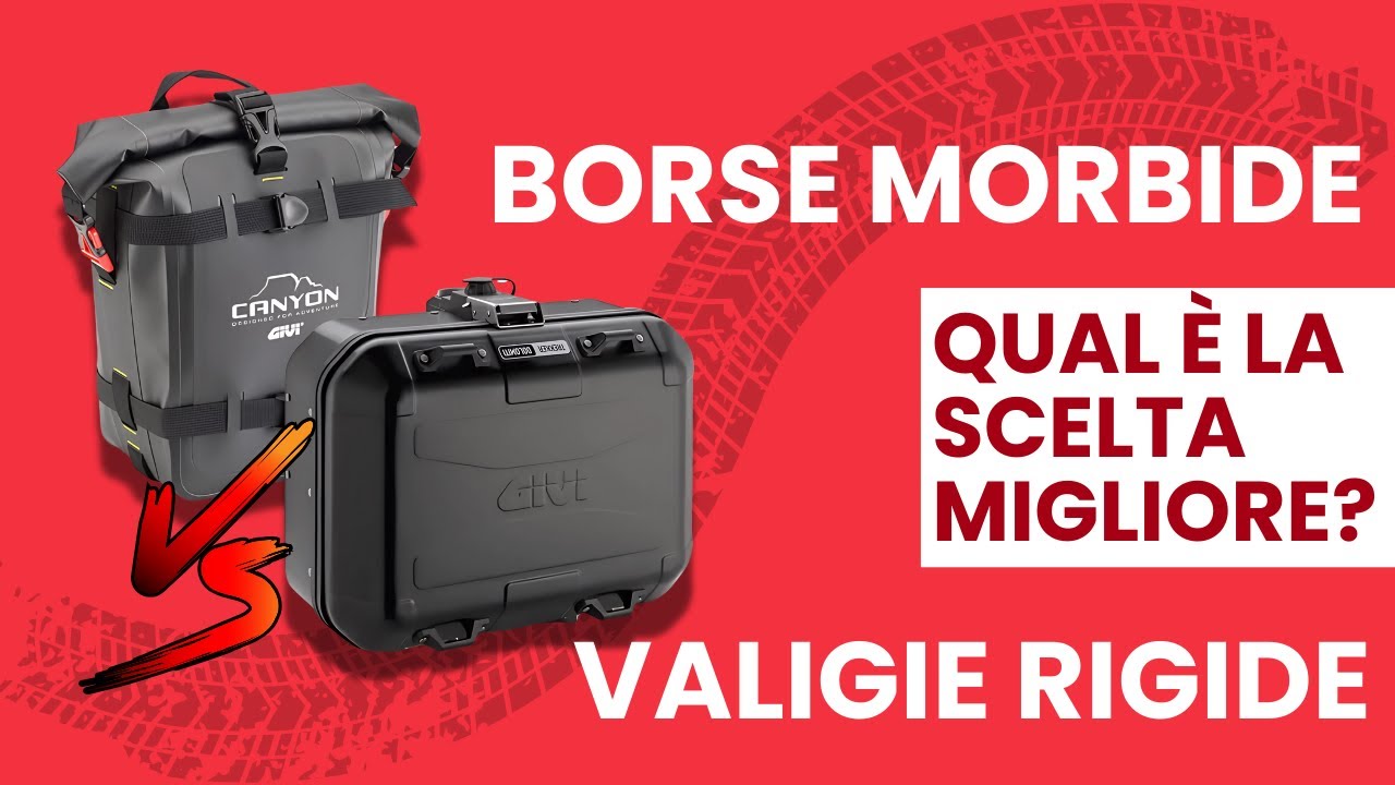 Borse morbide o Valigie rigide? Pro, Contro e Quale Scegliere per Viaggiare in Moto 👉