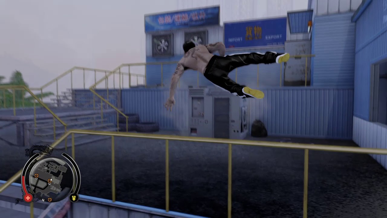 Sleeping Dogs:Parkour with wei shen
