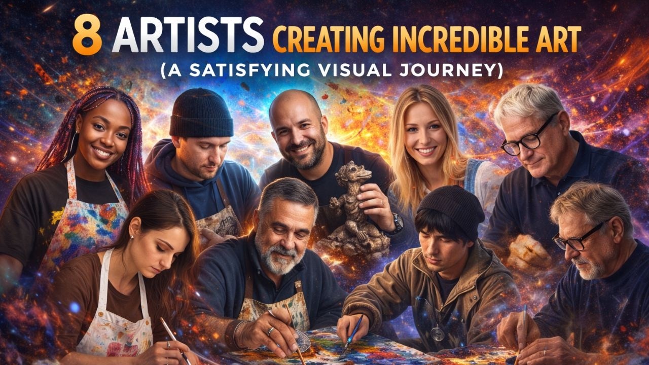 The Most Satisfying Art Creations From 8 Amazing Artists