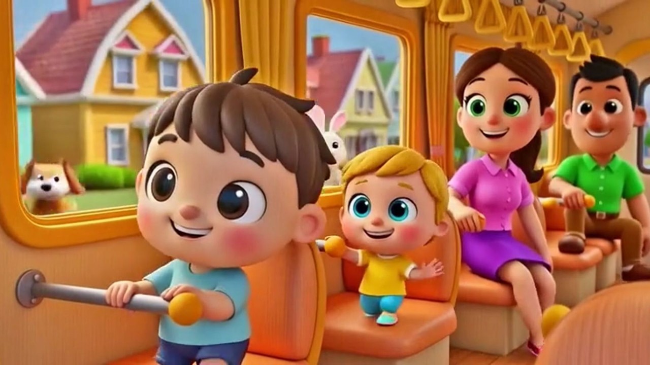 🚂 The people on the train go up and down!Sing along with this fun preschool nursery rhyme 🎵