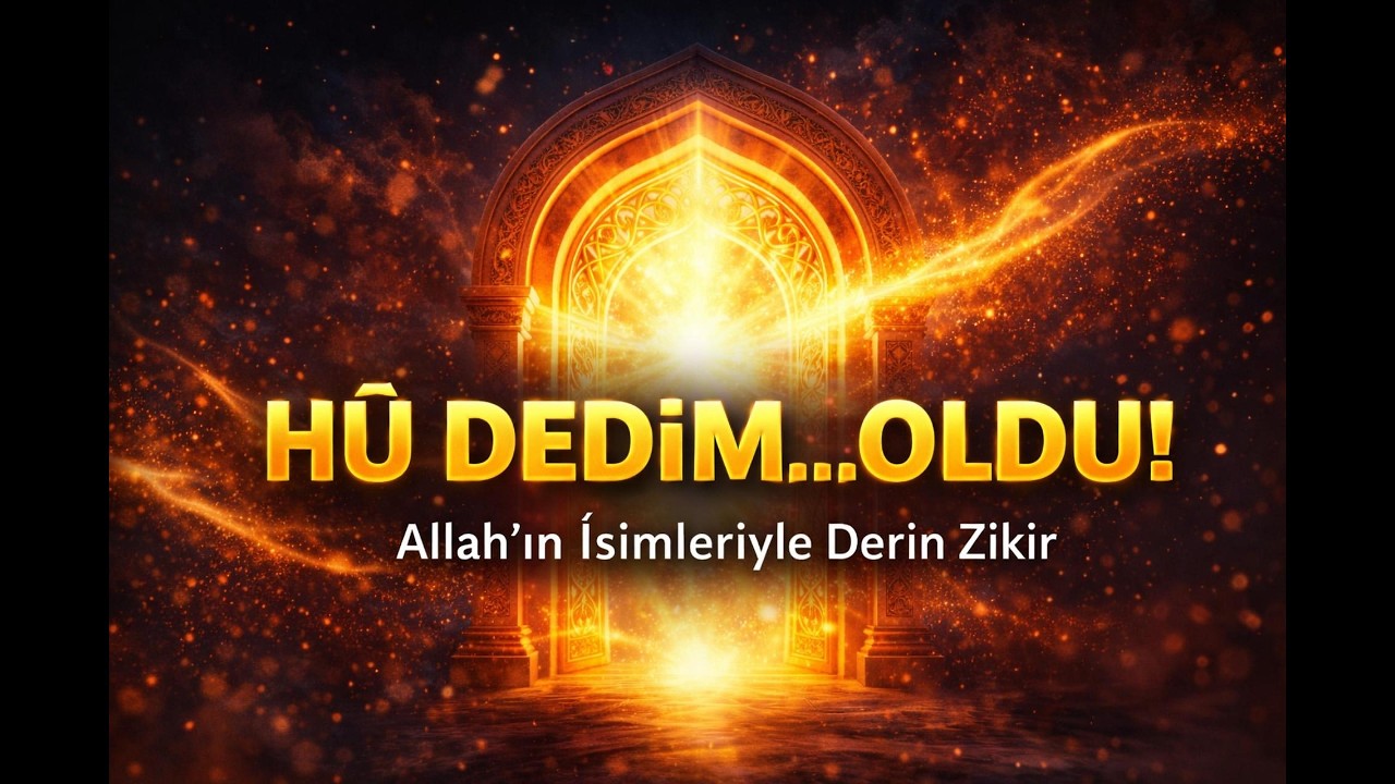 Hû Dedim… Oldu! | Allah’ın İsimleriyle 122 BPM Derin Zikir (Kulaklıkla Dinle)