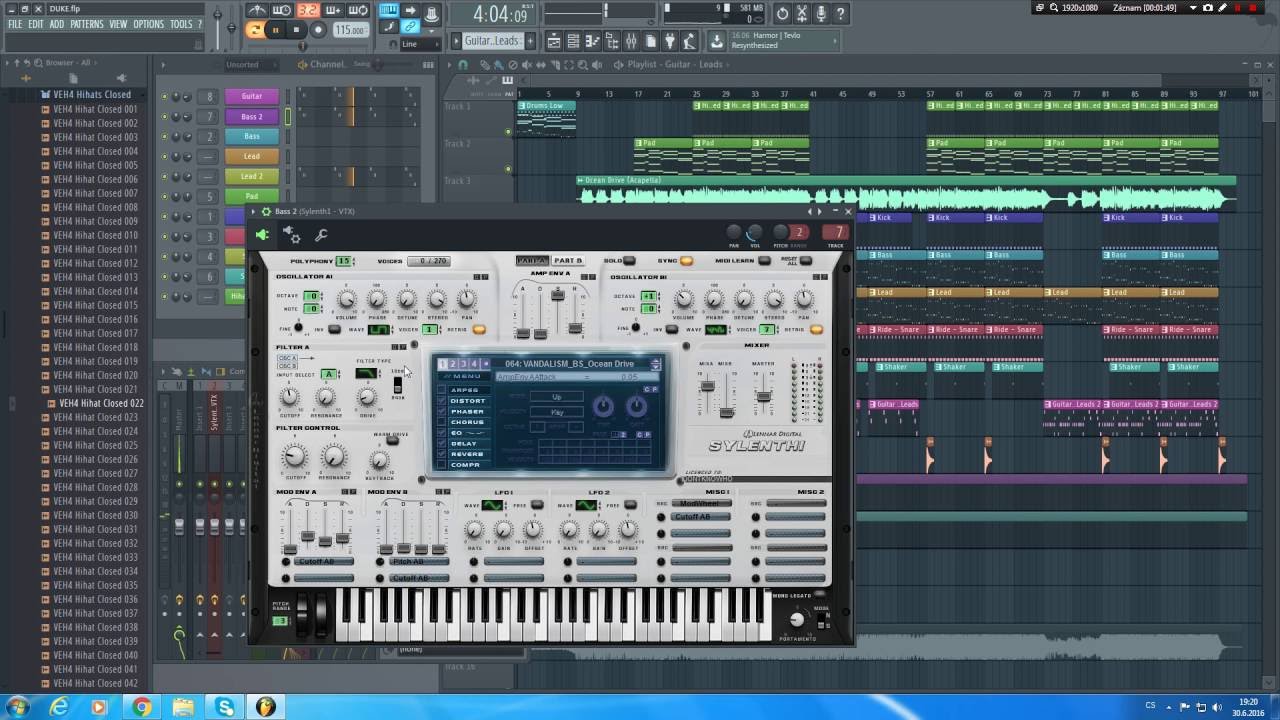 Duke Dumont - Ocean Drive (Full Remake) FLP + Acapella