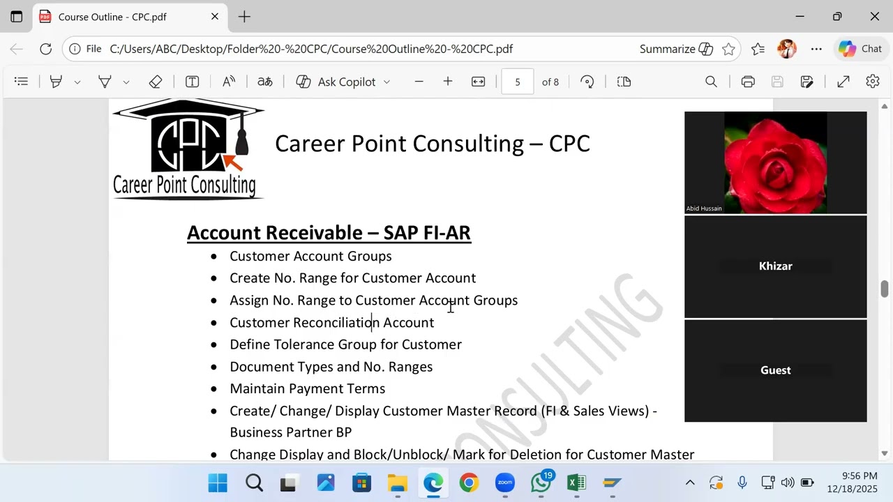 SAP FI AR - Introduction and Customer Invoice