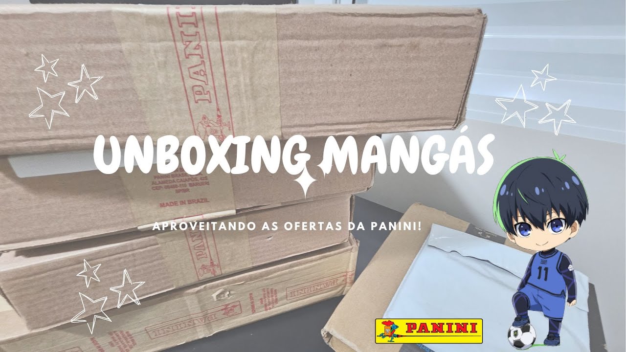 Novo Canal e Unboxing de Mangás