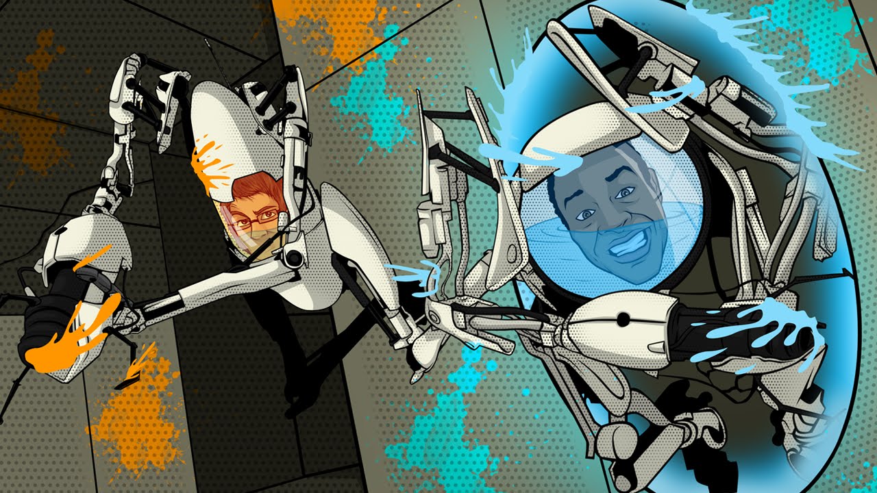 Portal GOO! Aperture Tag Mod w/ Mini Ladd! (Funny Moments)