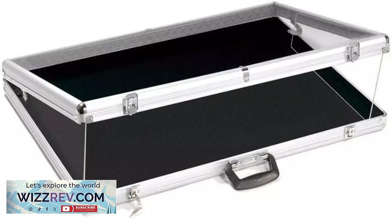 Aluminum Acrylic Clear Top Display Locking Travel Case Trading Coin Card Jewelry eBay Review