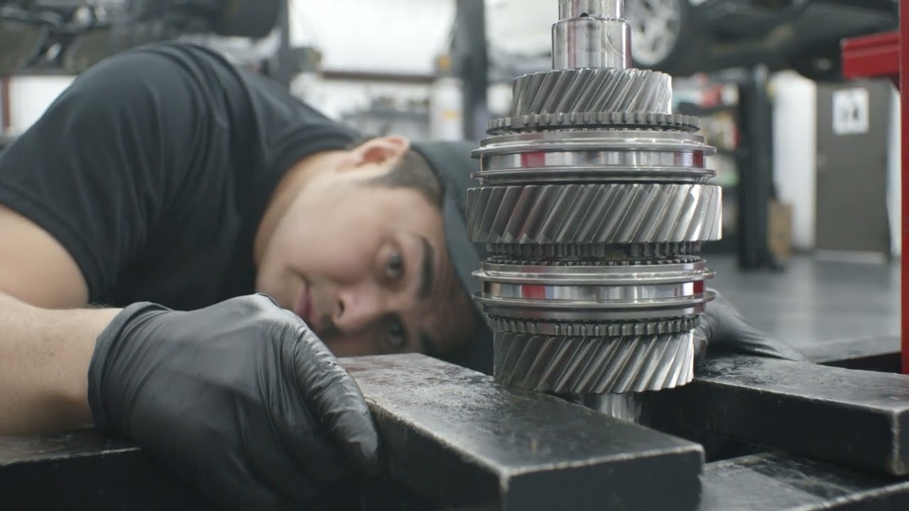 R35 GT-R LINNEY GR6 transmission build by SAUCESHOP