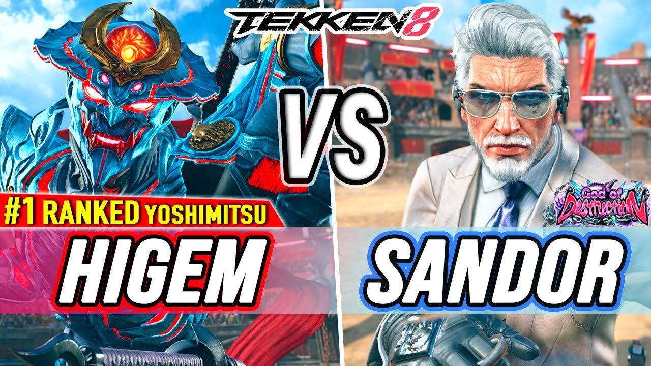 T8 🔥 Higem (#1 Ranked Yoshimitsu) vs Sandor (Victor) 🔥 Tekken 8 High Level Gameplay