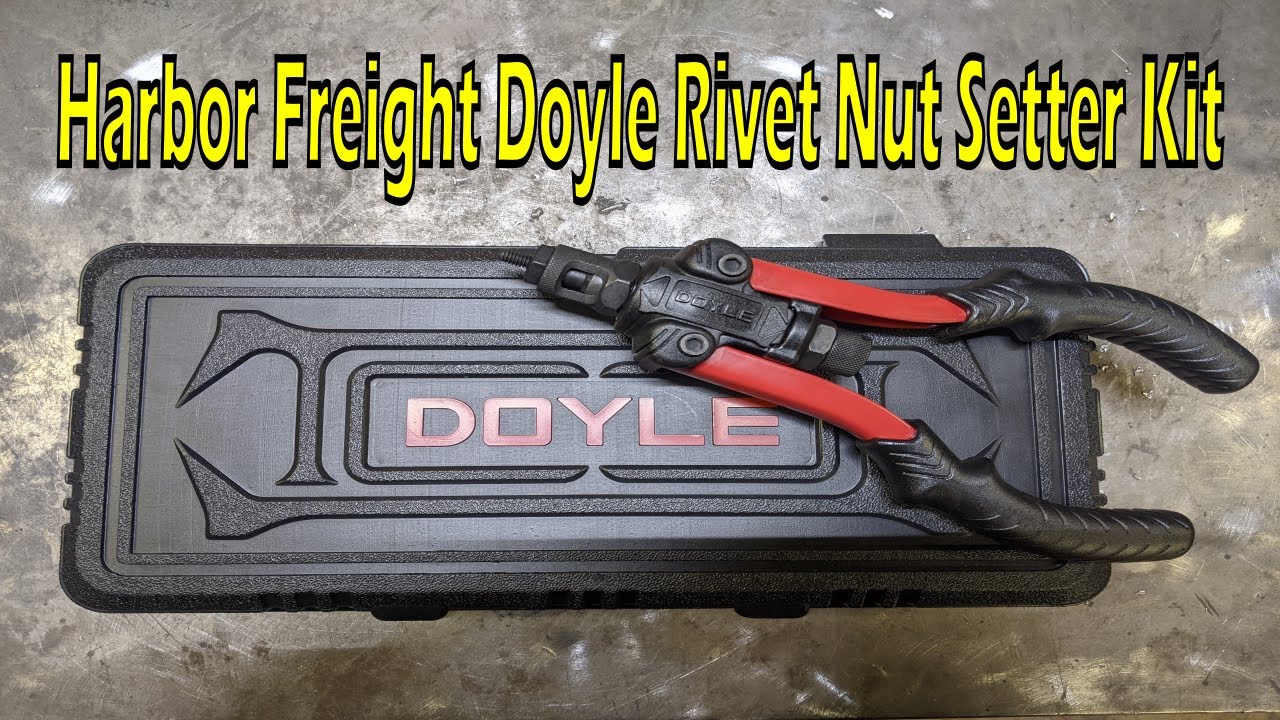 Установка заклепочных гаек Harbor Freight Doyle