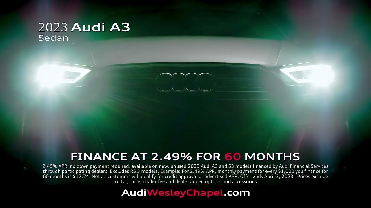 2023 Audi A3 Finance Offer