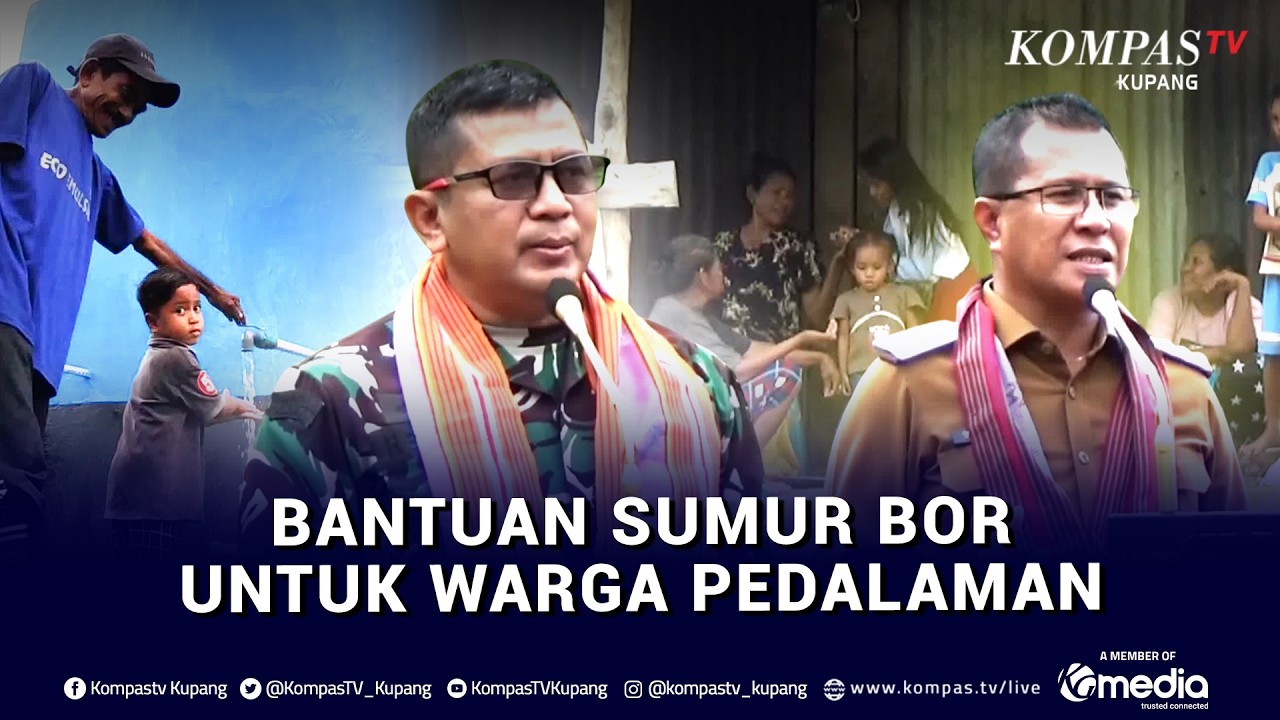Korem 161/ Wirasakti Kupang Bangun Sumur Bor Untuk Warga Pedalaman