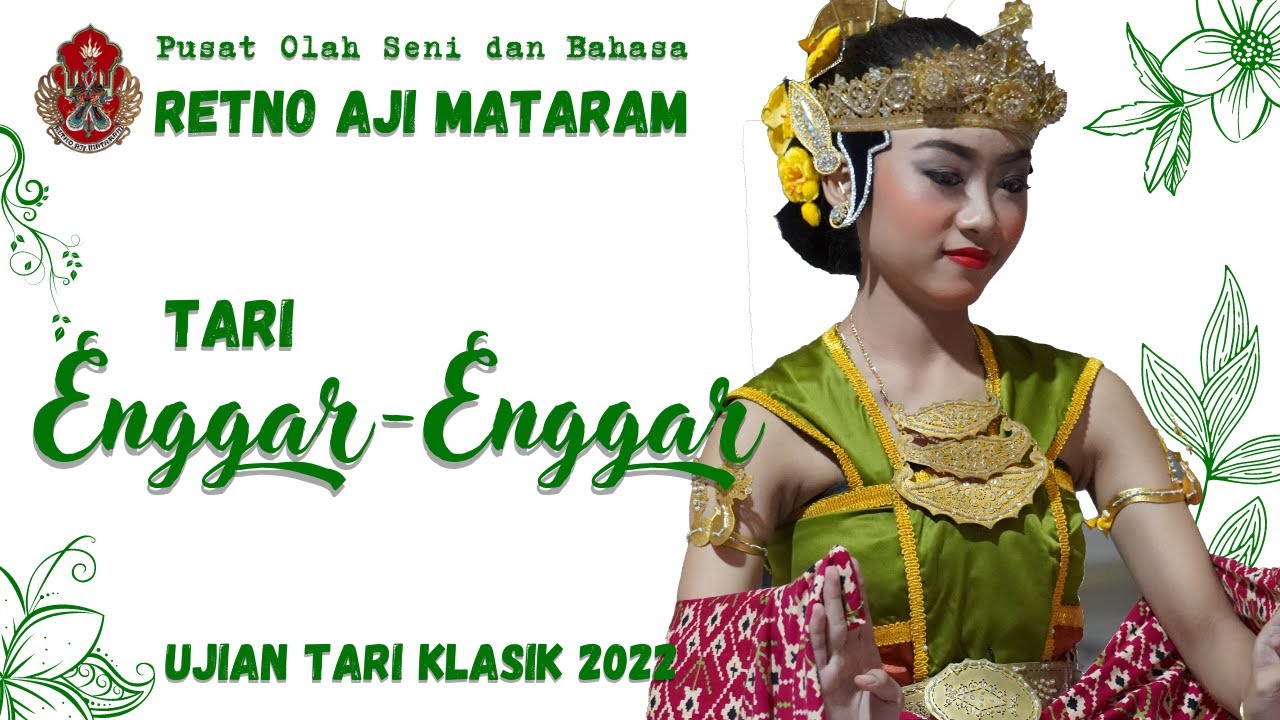 Tari Klasik Gaya Yogyakarta | Tari Enggar-Enggar || Sanggar Retno Aji Mataram | Ujian 2022