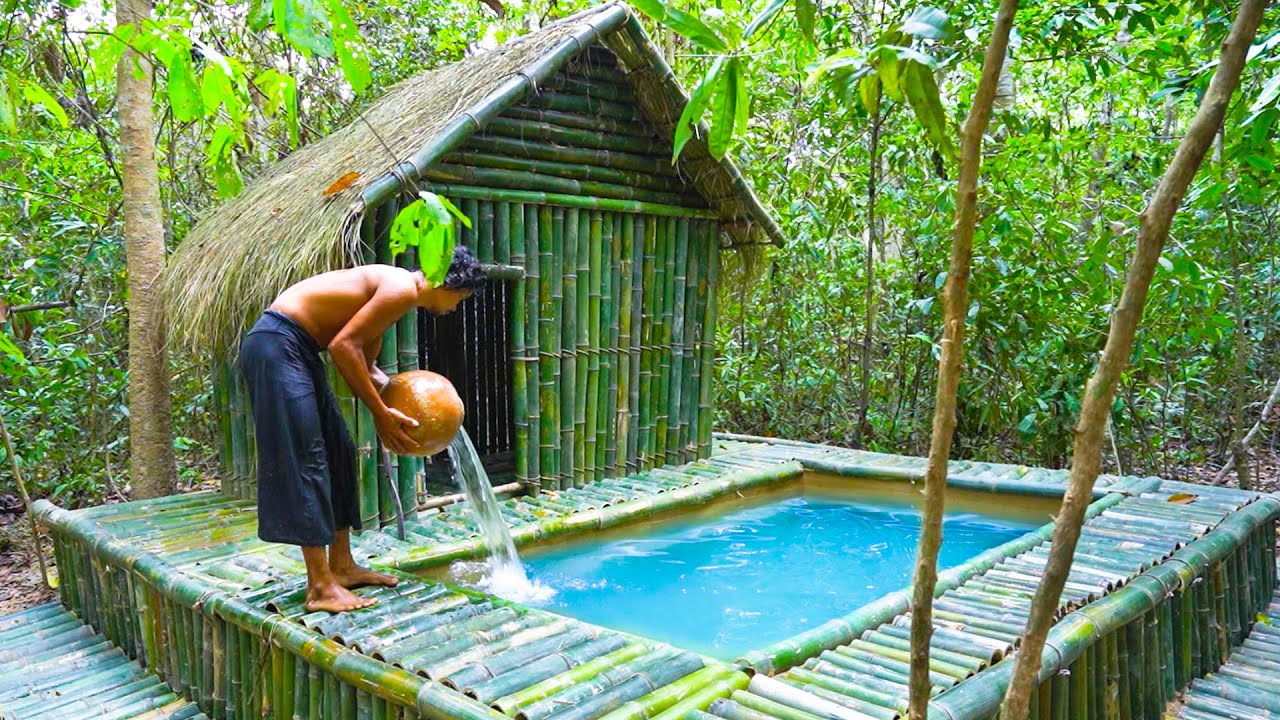 I Built a Secret Jungle Villa With My Bare Hands