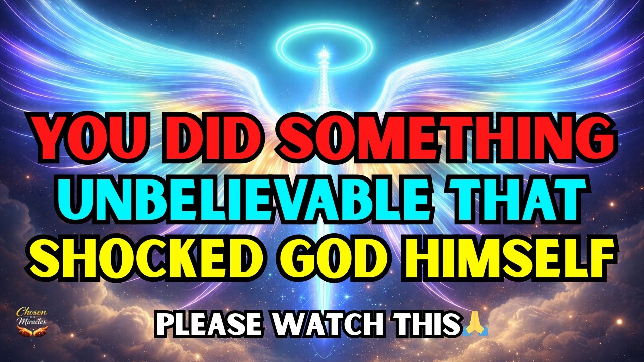 🔴 Chosen Ones: Your Actions This Morning Shocked Heaven — Even God Was Amazed😲✨
