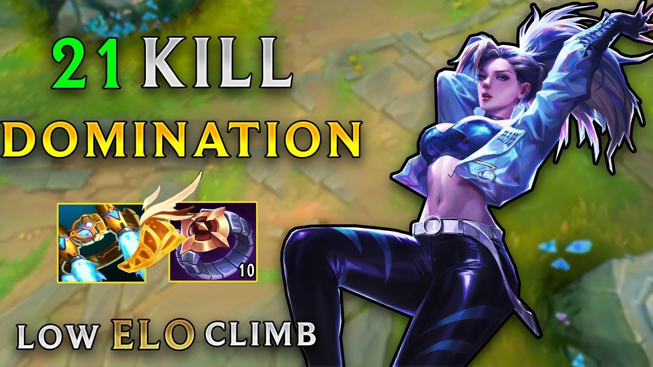 Carrying in low elo as akali | league of legends