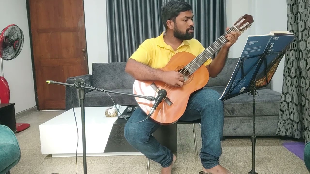 Classical Guitar Technical Work: Grade 6 – 1a. Pôr do Sol _ Player _ Kushan Kavindu Jayasena