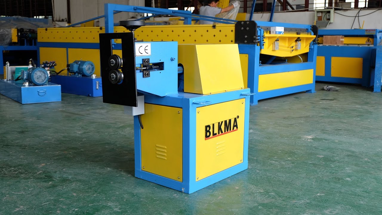 Round duct grooving machine or sale from BLKMA company