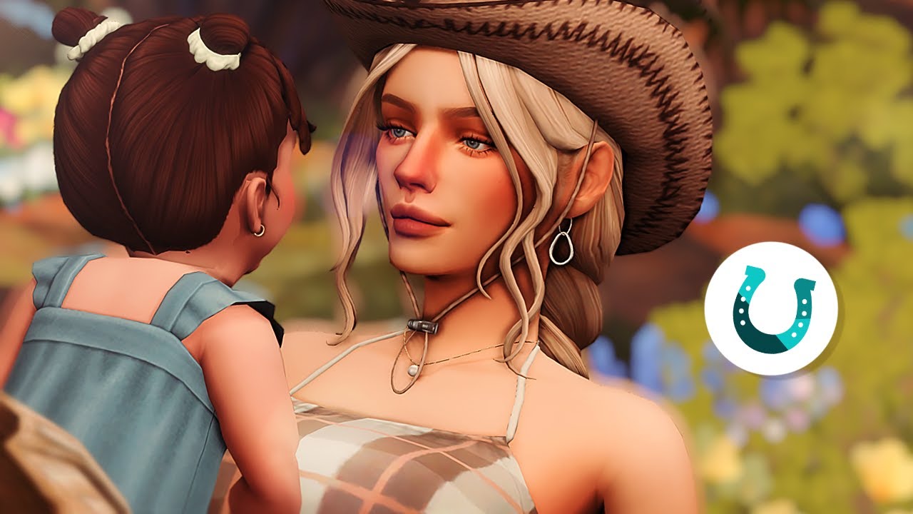 Mallory's cowgirl era makeover! // horse ranch series - the sims 4 cas