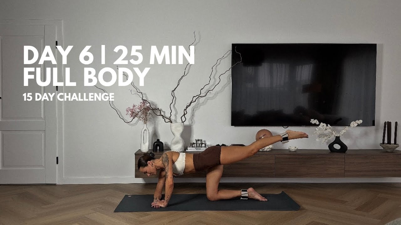 15 DAY CHALLENGE | DAY 6 | FULL BODY 25 MIN | BE ĮRANGOS