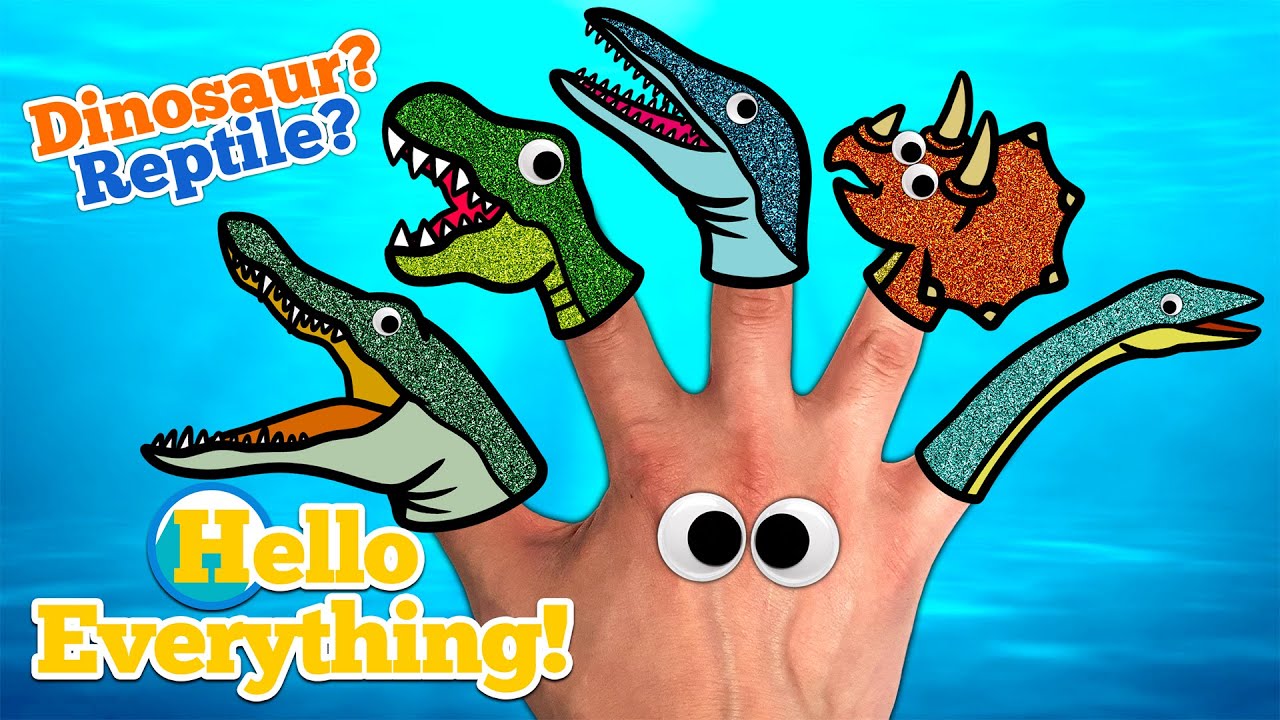 Dinosaur Finger Family | Dinosaur or Marine Reptile | Kids Songs and Nursery Rhymes