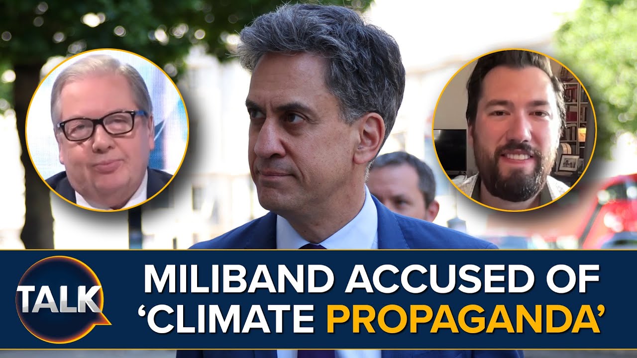 Ed Miliband BLASTED For Using Children As 'Props' In Net Zero Propaganda