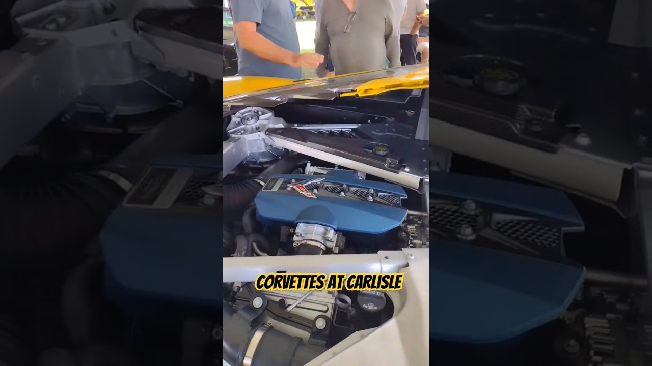 C8 Corvette ZR1 CUTAWAY! @Corvette-Dan #shorts #car #corvette #zr1 #carlisle