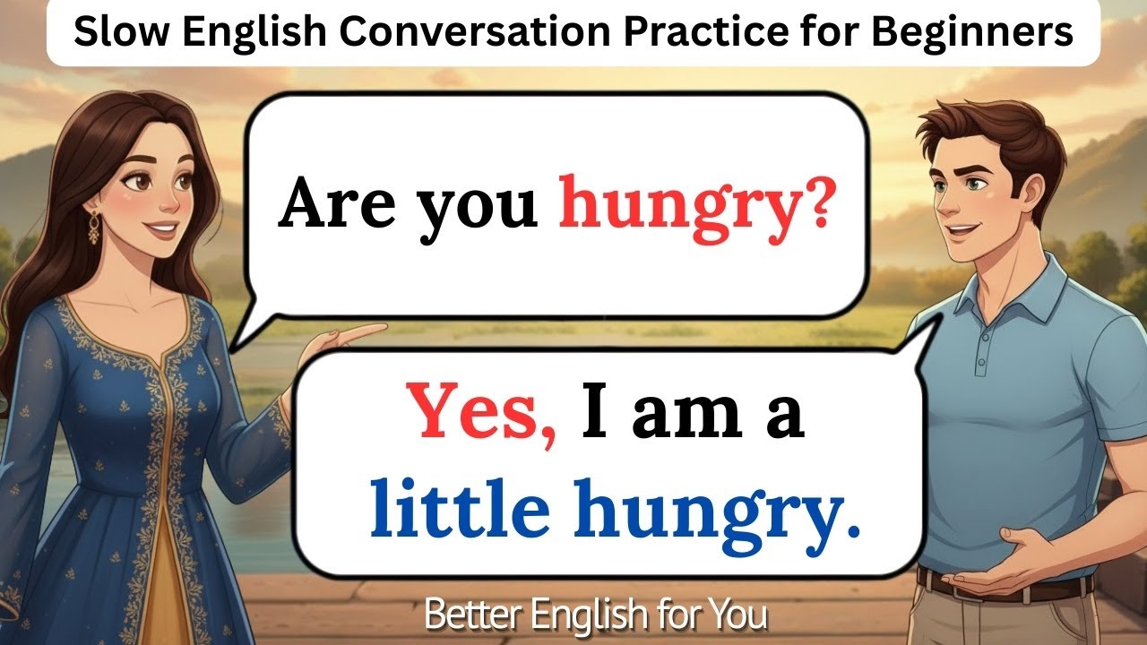 ✅ Slow English Speaking Practice | Slow English Conversation Practice for Beginners