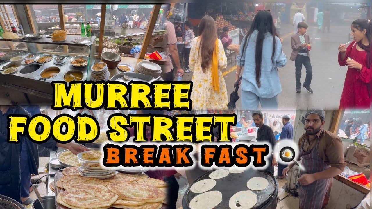 Special Break Fast in Murree 🍳☕️🍳l Murree Mall Road Nashta🧀 l Murree Food street BreakFast Crowd 🇵🇰