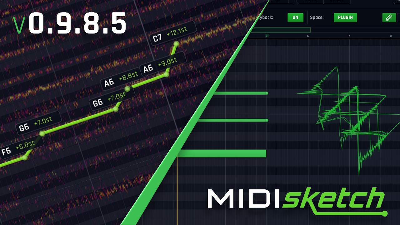 I Redesigned the Piano Roll (MIDISketch v0.9.8.5 DEMO)
