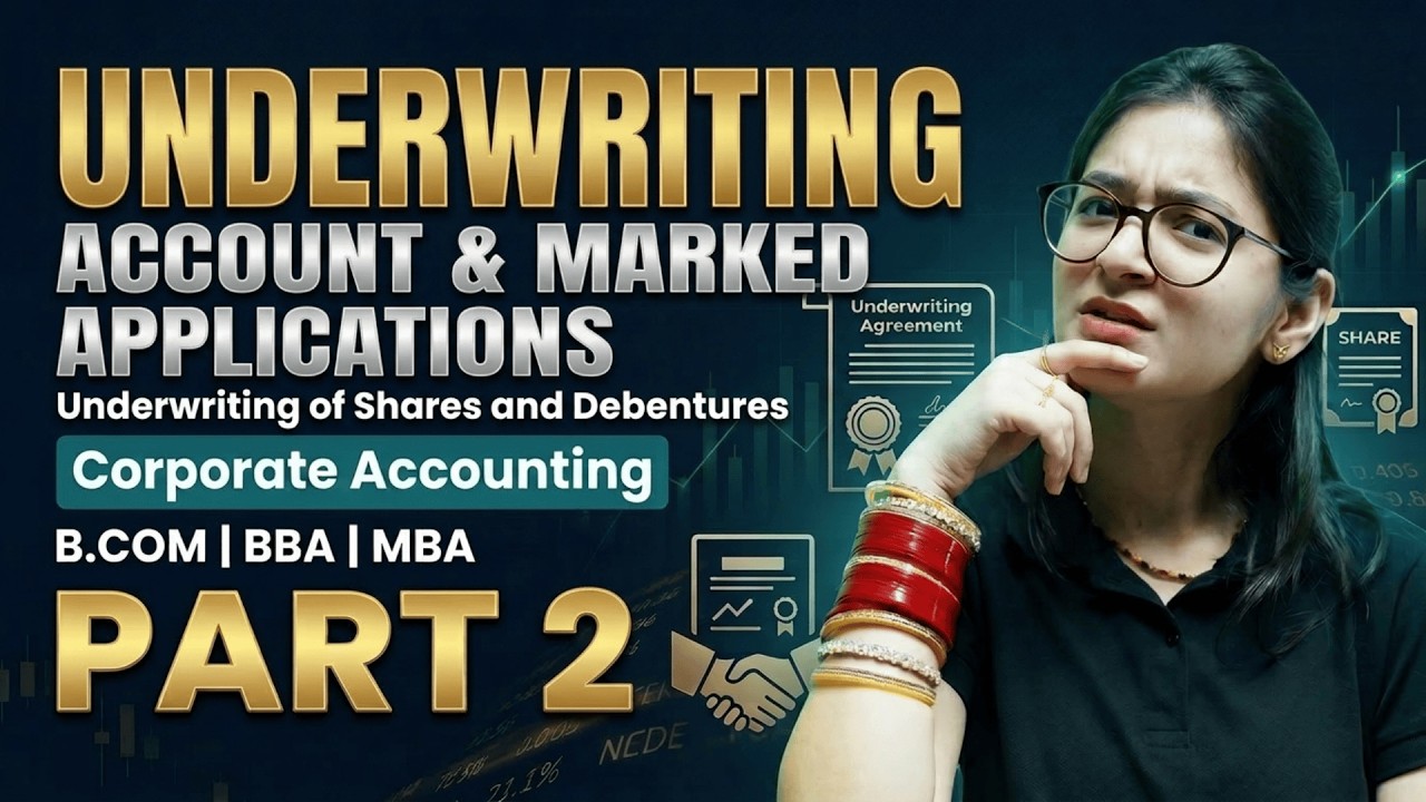 Underwriter Account | Marked Application | Underwriting Of Shares | Part 2 | Corporate Accounting