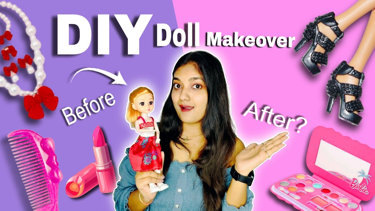 Doll MAKEOVER 😱 ? 10 DIY Ideas for your barbie 😍 | Miniature craft for barbie Doll